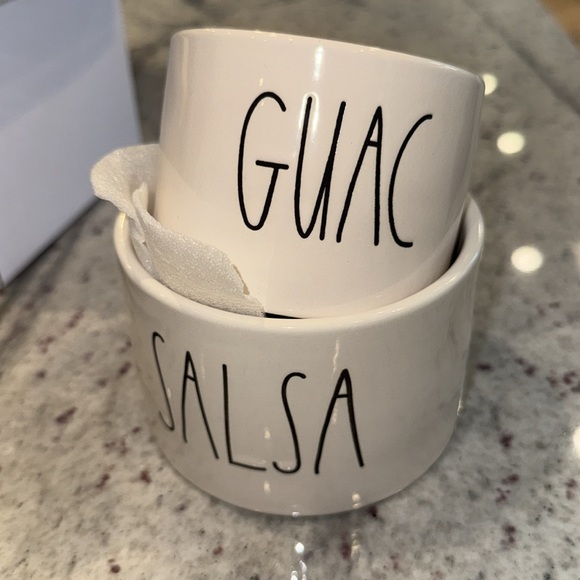 Rae Dunn Other - NWT Rae Dunn Salsa and Guac Ceramic Bowl Set